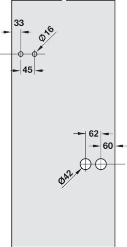 Cam Kapı Kilidi, Hafele GLASS LINE, PC - 981.78.437