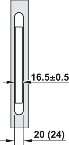 Hafele Gömme kilit, DT 700c, DT 710c ve DT 400