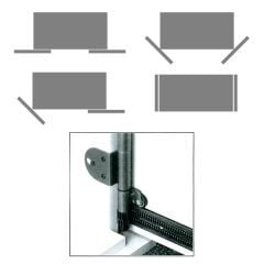 Ahşap Pivot Kayar Kapak, Hafele FREESWING, 30 kg, 1 Kapak