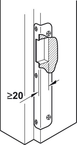 Hafele Gömme kilit, DT 700c, DT 710c ve DT 400