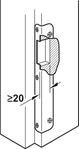 Hafele Gömme kilit, DT 700c, DT 710c ve DT 400