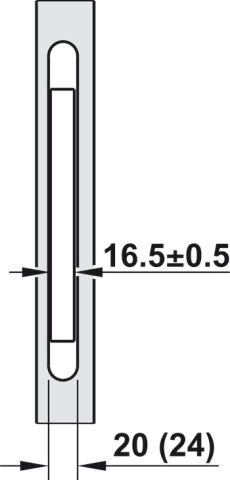 Hafele Gömme kilit, DT 700c, DT 710c ve DT 400