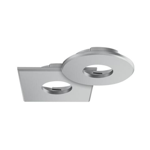 Hafele LED2090 Gömme Montaj Kapağı Gümüş