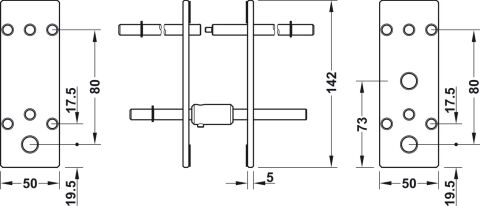 Hafele Delik mastarı, Dt 700C ve Dt 710C için - 917.90.016