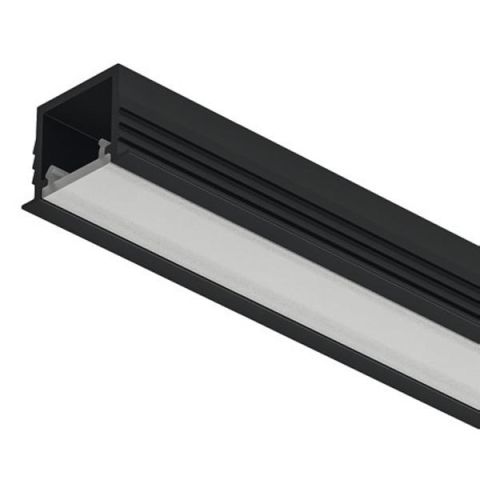 Hafele PROFIL1103 Gömme LED Profil Alüminyum Siyah 2.5m