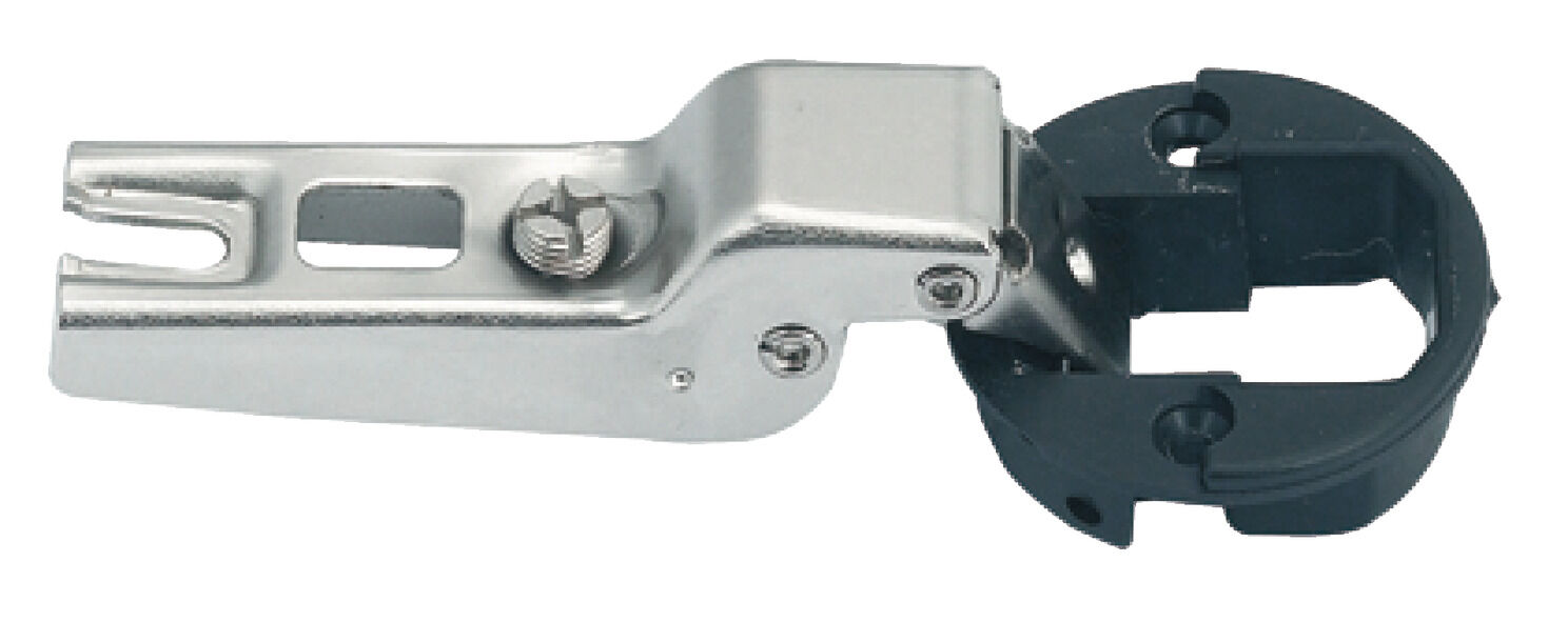 Häfele Metallamat A/SM 92° Gizli menteşe yarım binili 35 mm Cup: Siyah Hinge arm: nikel 316.33.301