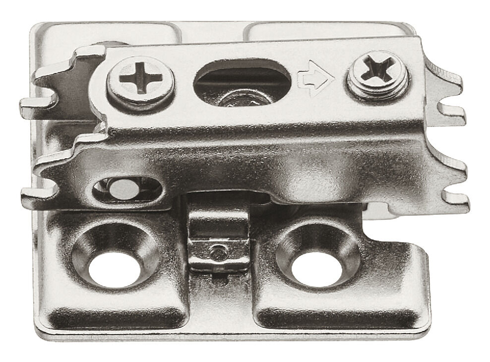Häfele Menteşe tabanı - 6 mm Nikel kaplama 32 mm 327.33.010