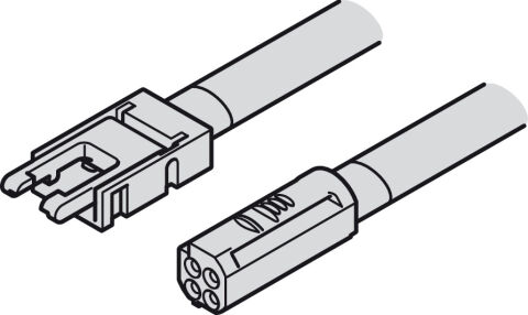 Häfele Loox5 Şerit LED (Ton Ayarlı Beyaz) Kablo 9 mm 3,50 A 833.95.708