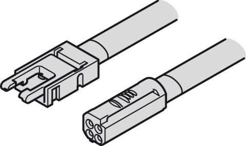 Häfele Loox5 Şerit LED (Ton Ayarlı Beyaz) Kablo 9 mm 3,50 A 833.95.708