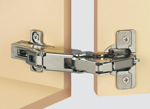 Häfele Metalla 510 Push A/SM 165° Gizli menteşe tam 35 mm Nikel kaplama 329.07.900