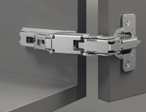 Häfele Metalla 510 Push A/SM 165° Gizli menteşe tam 35 mm Nikel kaplama 329.07.900