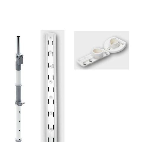 Hafele LeMans II Taşıyıcı Boru Antrasit 60-75cm