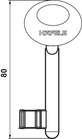 CB Anahtar, Hafele H40.01 - H45.01 - H40.04 (Oda Tipi)