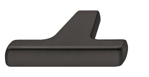 Hafele Knob zi.black matt 47x32mm - 106.70.470