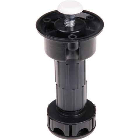 Hafele PFT01 Baza Ayağı Vidalı Siyah 80mm