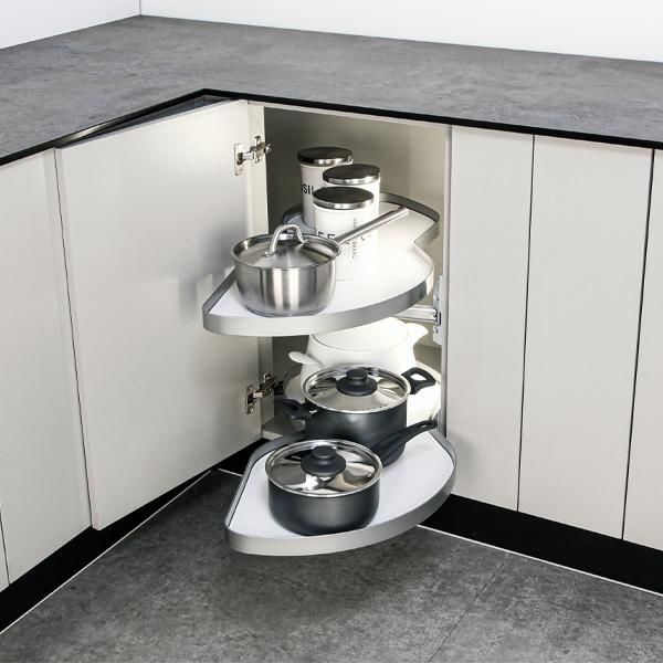 Hafele MOVEBOARD Köşe Kiler Sistemi Gümüş Sağ 500mm