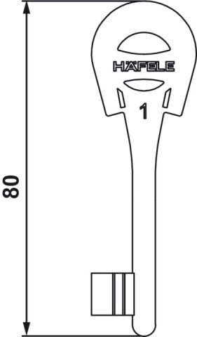 CB Anahtar, Hafele H55.05 - H50.06 - 50.08 (Oda Tipi)