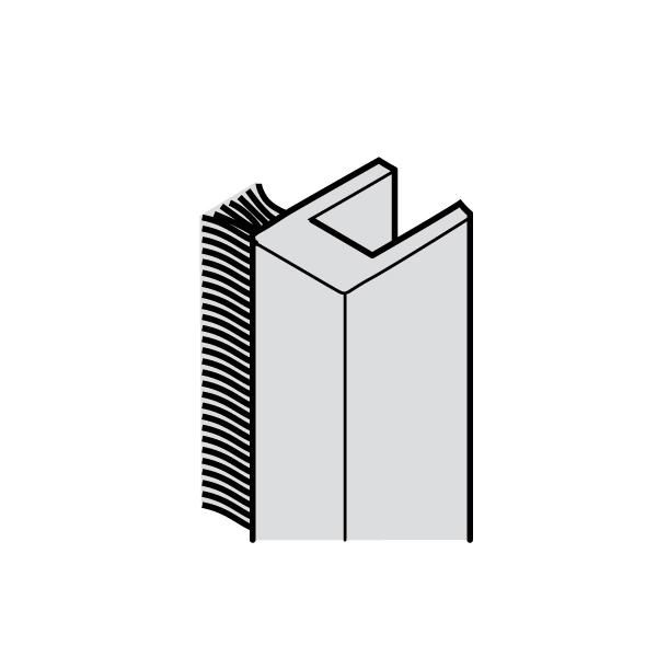 Hafele SLIDO DESIGN 25 IFG Tozluk Profili 6mm