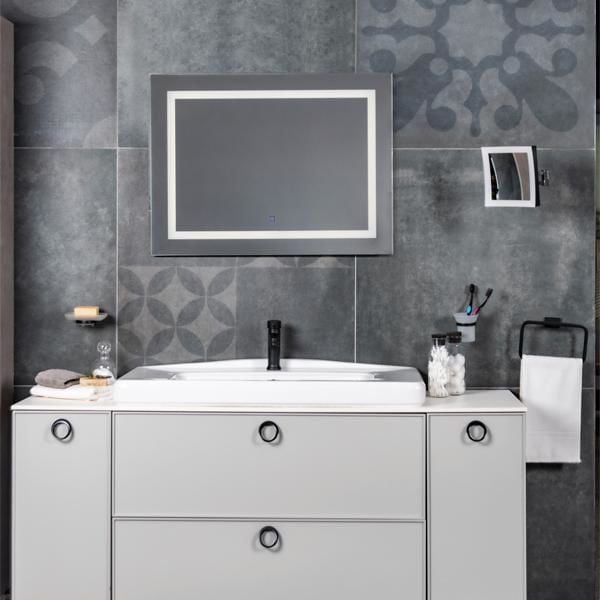 Hafele MIRAGE PLUS LED Banyo Aynası Buğu Çözücülü 600x800mm