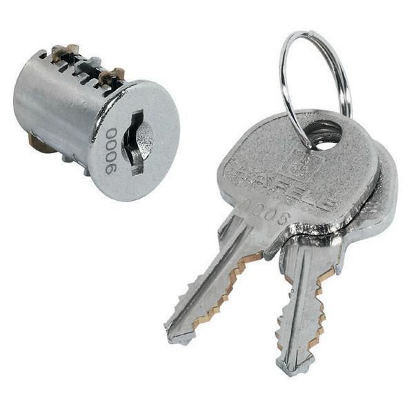 Hafele SYMO Silindir Göbeği HS 3 SH 1001-1050 Çelik anahtarlı