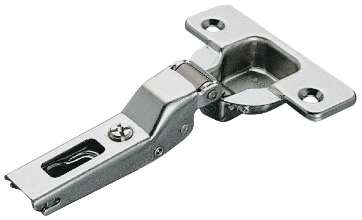 Häfele Metalla 510 A/SM 110° Gizli menteşe yarım binili 35 mm Nikel kaplama 329.17.602