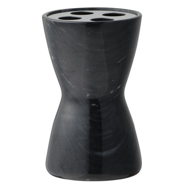 Hafele WHITE MARBLE Diş fırçalık,siyah mermer