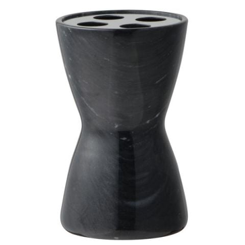 Hafele WHITE MARBLE Diş fırçalık,siyah mermer