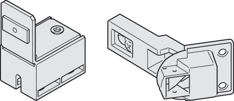 Hafele Menteşe bağlantısı, Slido F-Fold61 25A / 50A