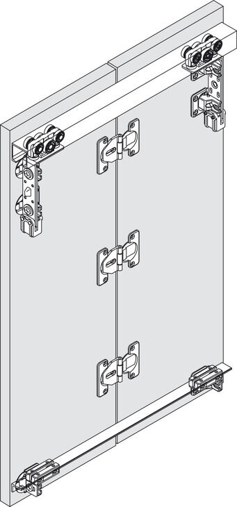 Hafele Silent Fold 40 Orta menteşe - 409.63.710