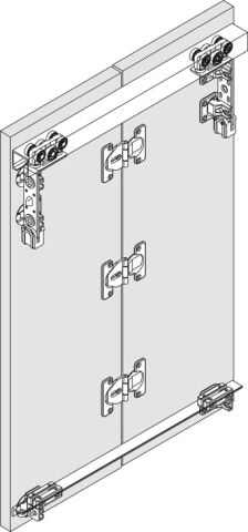 Hafele Silent Fold 40 Orta menteşe - 409.63.710