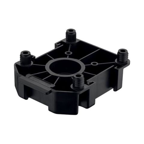 Hafele AXILO 78 M.plakası,kare,dübelli,siyah