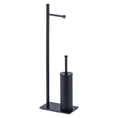 Hafele VENERE Ayaklı Tuvalet Kağıtlığı ve Fırça Mat Siyah