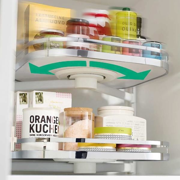 Hafele TURNMOTION II Kiler Seti Krom Parlak 600 mm