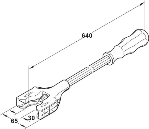 Häfele Ayarlama Aparatı AXILO™ 48 - 48 Light Tool Gri/kırmızı 637.76.431