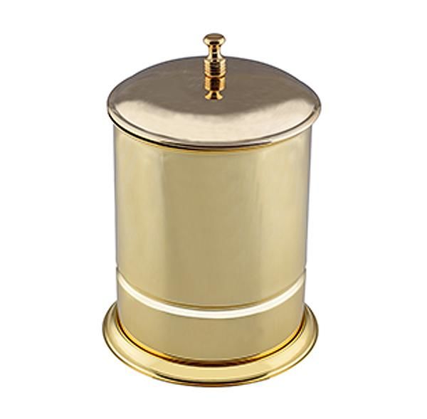 Hafele VENERE Çöp Kutusu Kapaklı Parlak Pirinç 5 lt