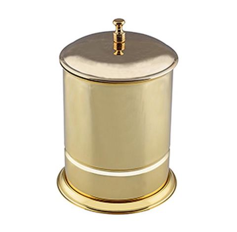 Hafele VENERE Çöp Kutusu Kapaklı Parlak Pirinç 5 lt