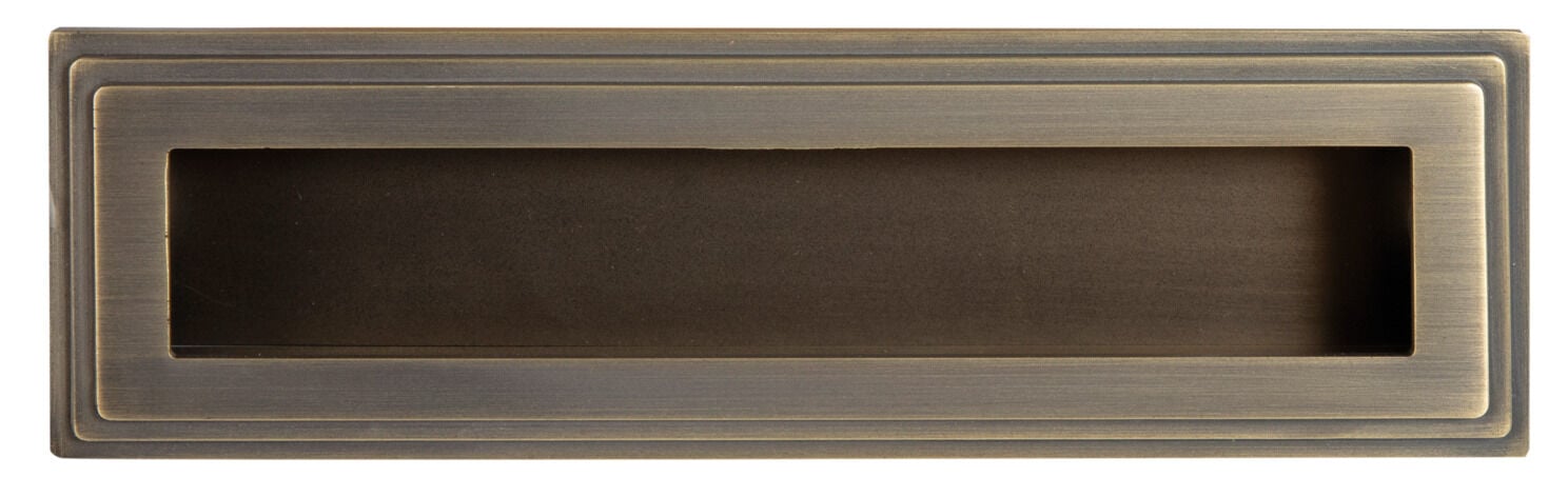 Häfele MARTIN MK Gömme Kulp Paslanmaz Çelik/Zamak 160 x 19 mm Bronz renkli 100.01.325