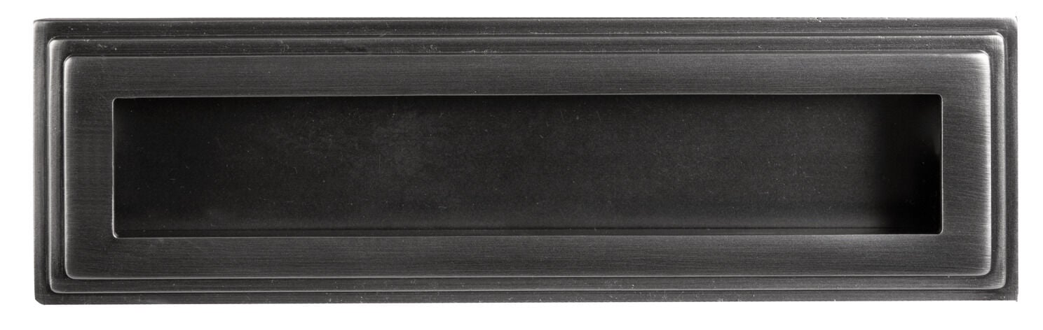 Häfele MARTIN MK Gömme Kulp Paslanmaz Çelik/Zamak 160 x 19 mm Gümüş renkli 100.01.326