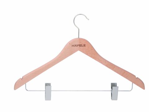 Hafele Etek Askısı, DRESS LINE, Ahşap, Kahverengi