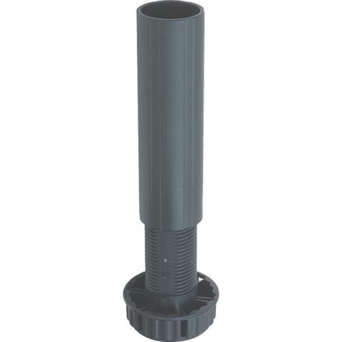 Hafele PFT04 Baza Ayağı Dübelli Siyah 150mm