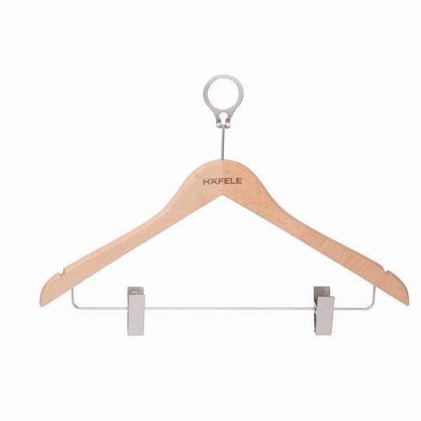 Hafele DRESS LINE Etek Askısı Ahşap Otel Tipi