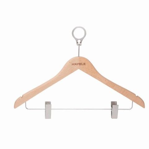 Hafele DRESS LINE Etek Askısı Ahşap Otel Tipi