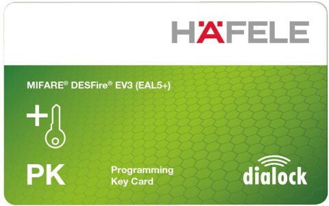 Hafele Programlama Anahtar Kartı, elektronik dolap kilidi