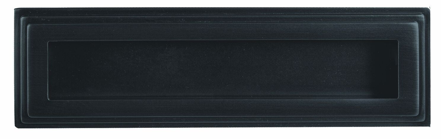 Häfele MARTIN MK Gömme Kulp Paslanmaz Çelik/Zamak 160 x 19 mm Siyah Mat 100.01.327