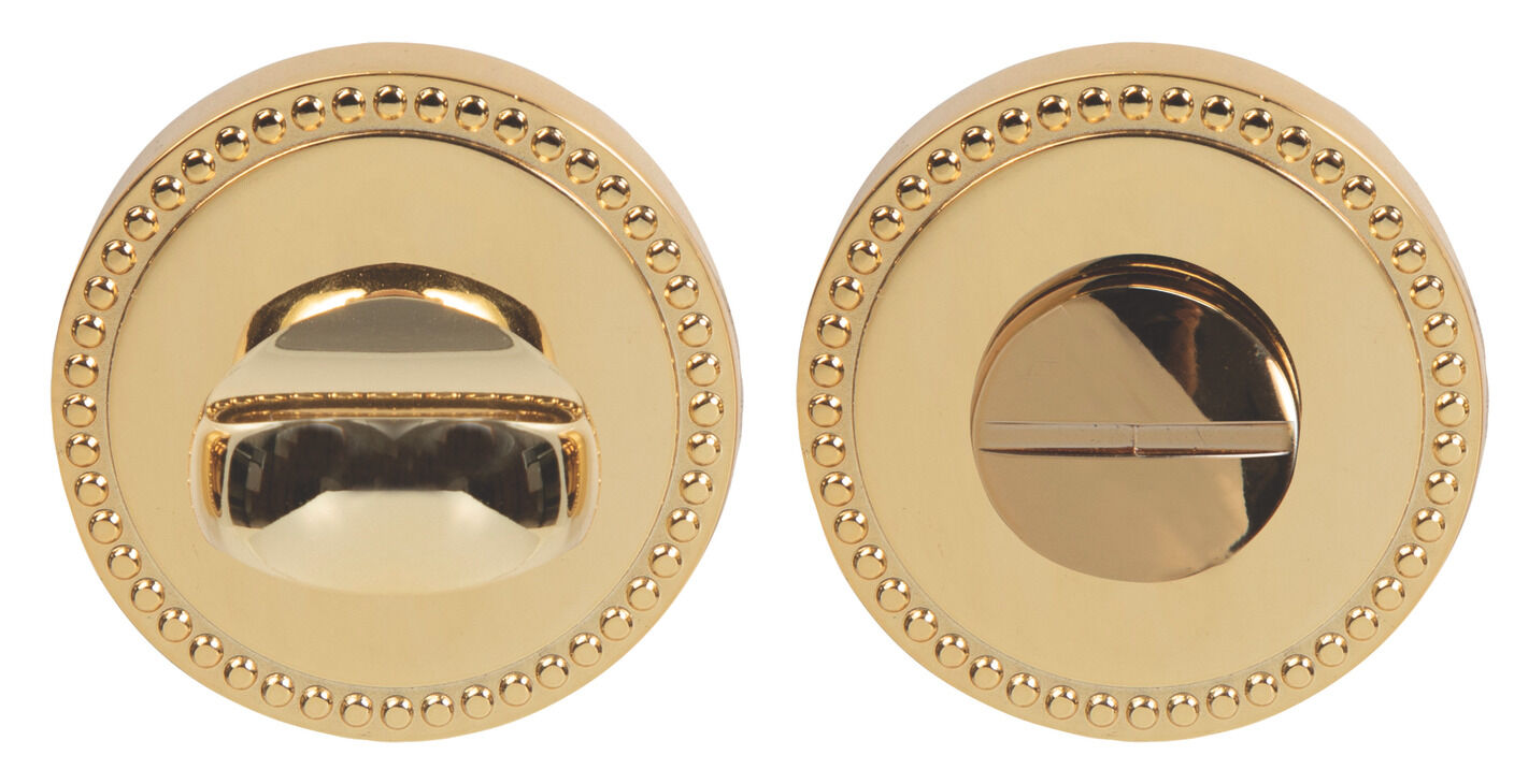 Häfele CALISTO KK Kapı Kolu Rozeti Çift Zamak 52 mm Parlak Altın 901.59.542