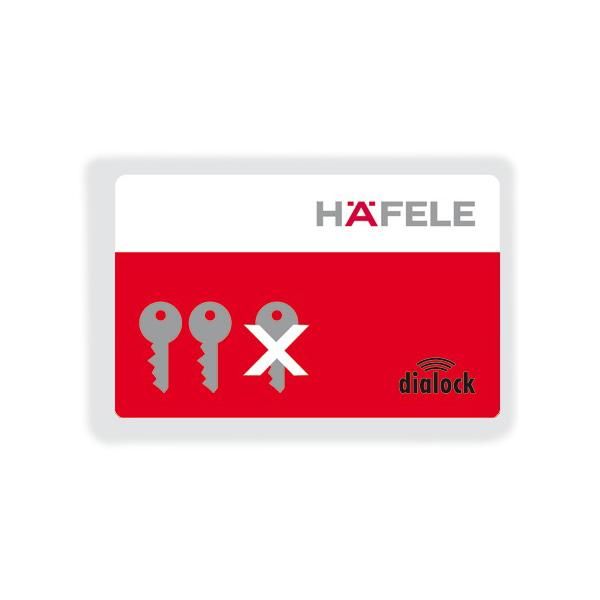 Hafele Programlama Kartı Kırmızı Silme Mifare
