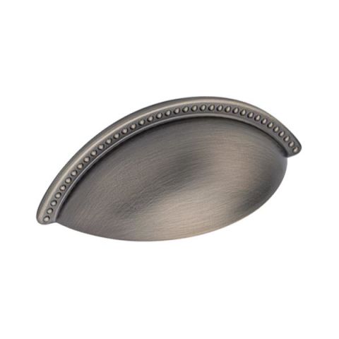Hafele CALISTO MK Kabuk Kulp Antik Gümüş 64mm
