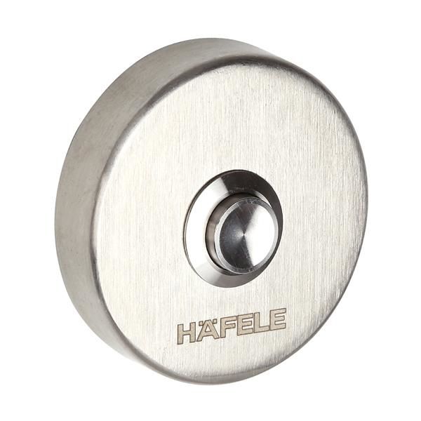 Hafele Kapı Zili Yuvarlak Paslanmaz Çelik Mat 52mm