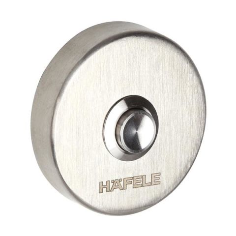 Hafele Kapı Zili Yuvarlak Paslanmaz Çelik Mat 52mm