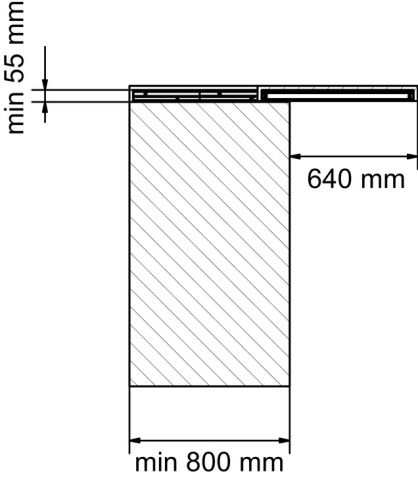 Häfele CHEF Kayar Tezgah Mekanizması Alüminyum 640 mm Eloksal 80 kg 642.19.972